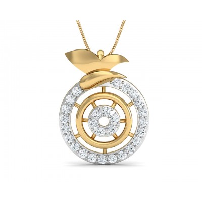 Aditri Daily Wear Diamond Pendant Set